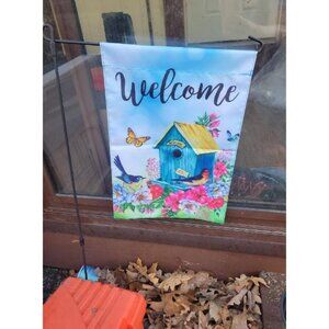 Seasonal Garden Flags Set of 12 Double Sided Easter Spring Garden Flag